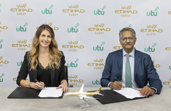 utu and Etihad guest partner, for extra rewards to Etihad Guest members