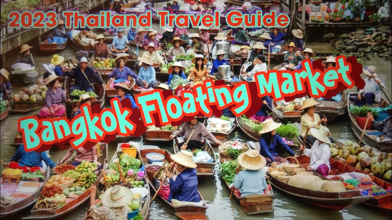 Bangkok Floating Market at Damneon Saduak // Thailand Travel Guide 2023