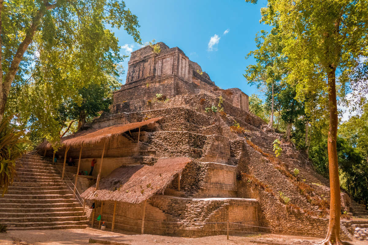 Dzibanche Mayan Ruins In Mexico, Latin America